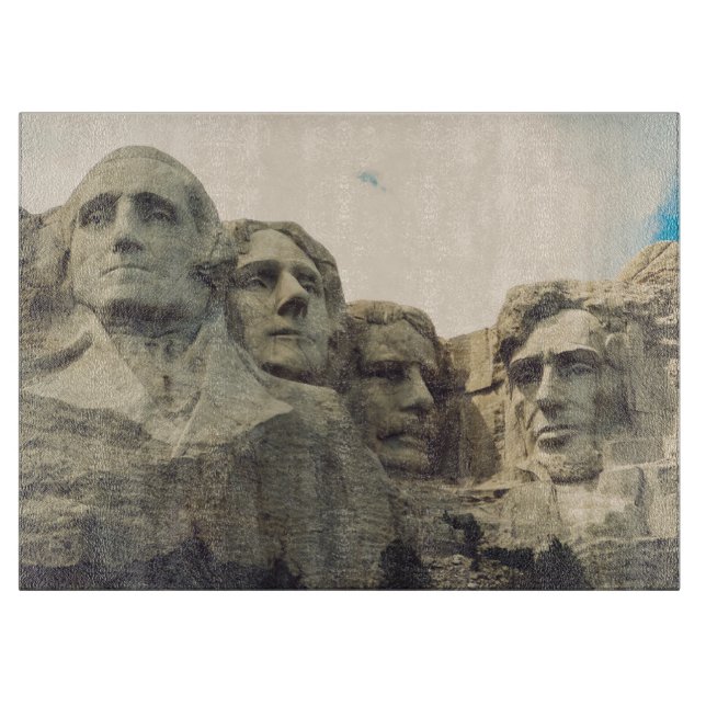 Mount Rushmore Schneidebrett (Vorderseite)