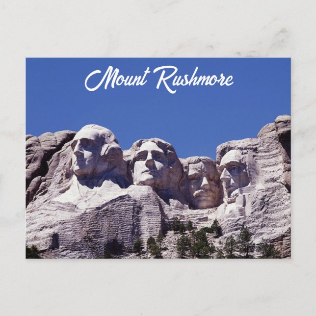 Mount Rushmore South Dakota Foto Postkarte (Vorderseite)