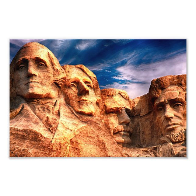 Mount Rushmore South Dakota Fotodruck (Vorne)