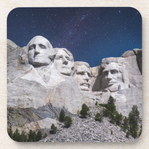Mount Rushmore Timelapse Sky Getränkeuntersetzer
