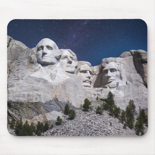 Mount Rushmore Timelapse Sky Mousepad (Vorne)