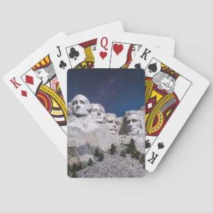 Mount Rushmore Timelapse Sky Spielkarten