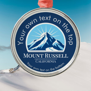 Mount Russell Kalifornien Sierra Nevada Medaille Ornament Aus Metall
