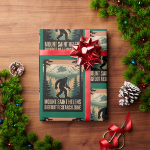 Mount Saint Helens Bigfoot-Forschungszone endet Geschenkpapier