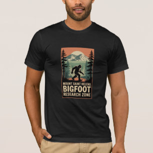 Mount Saint Helens Bigfoot Forschungszone T-Shirt