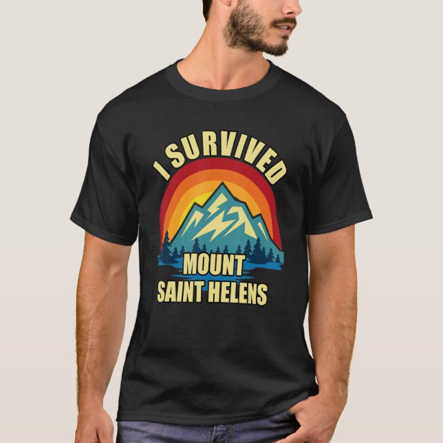 Mount Saint Helens Hiking Mountian Climbing T-Shirt (Vorderseite)