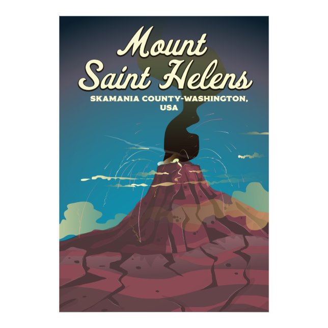 Mount Saint Helens Washington USA Fotodruck (Vorne)