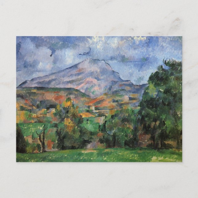 Mount Sainte-Victoire von Paul Cezanne Postcard Postkarte (Vorderseite)