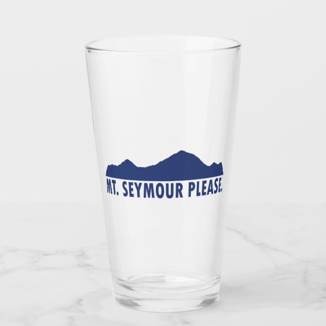 Mount Seymour Bitte Glas (Vorderseite)