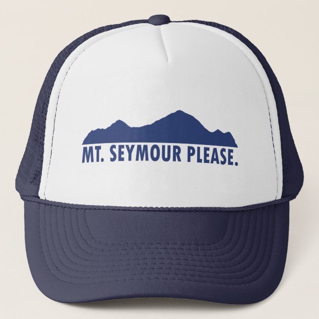 Mount Seymour Bitte Truckerkappe (Vorderseite)