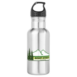 Mount Seymour Provincial Park Grüne Streifen Edelstahlflasche