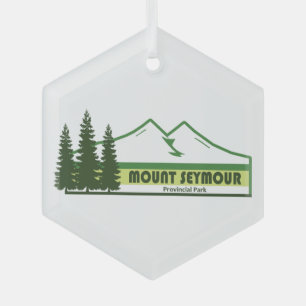 Mount Seymour Provincial Park Grüne Streifen Ornament Aus Glas