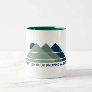 Mount Seymour Provincial Park Mountain Sun Zweifarbige Tasse