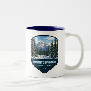 Mount Seymour Provincial Park Schild Zweifarbige Tasse