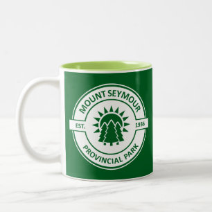 Mount Seymour Provincial Park Sonnenbäume Zweifarbige Tasse