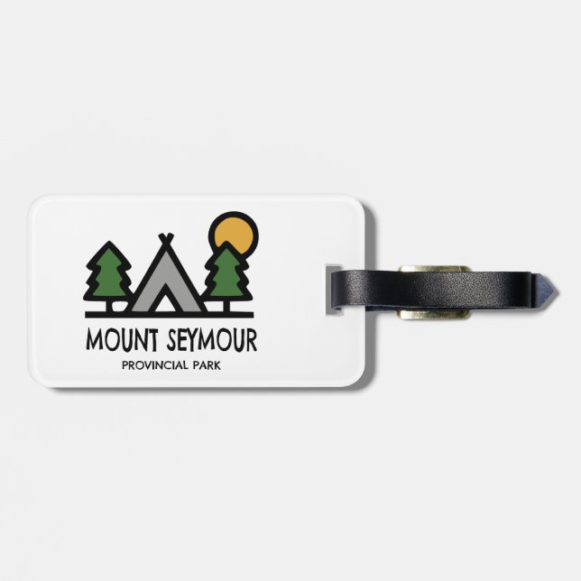Mount Seymour Provincialpark Gepäckanhänger (Rückseite horizontal)