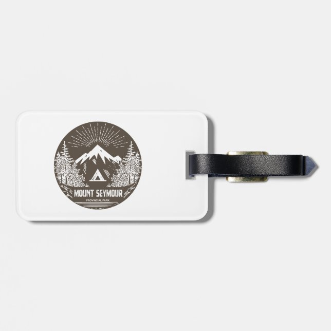 Mount Seymour Provincialpark Gepäckanhänger (Rückseite horizontal)
