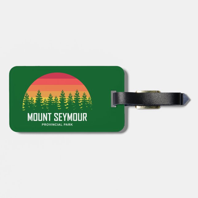 Mount Seymour Provincialpark Gepäckanhänger (Rückseite horizontal)
