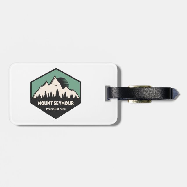Mount Seymour Provincialpark Gepäckanhänger (Rückseite horizontal)