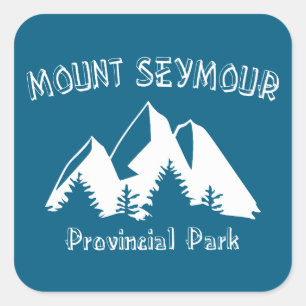 Mount Seymour Provincialpark Quadratischer Aufkleber