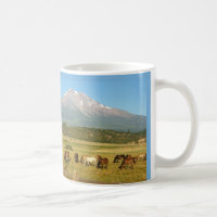 Mount Shasta Horse Herde Tasse