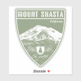 Mount Shasta Kalifornien Aufkleber