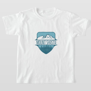 Mount Shasta Kalifornien Bergkamm Design T-Shirt