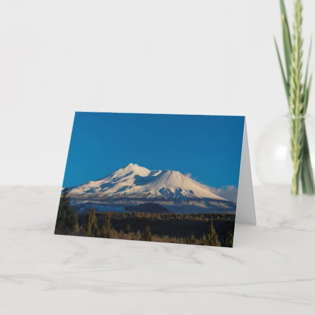 MOUNT SHASTA KARTE (Vorderseite)