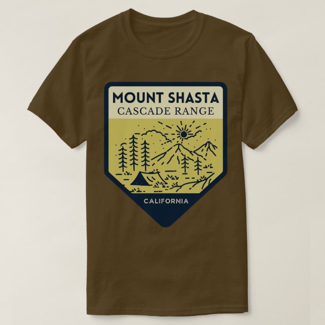 Mount Shasta T-Shirt (Design vorne)