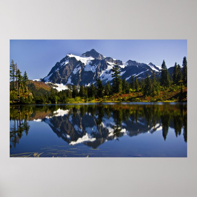 Mount Shuksan and Picture Lake poster (Vorne)