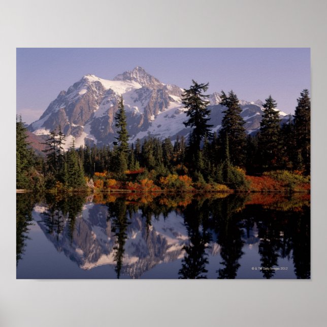 Mount Shuksan Reflection Poster (Vorne)
