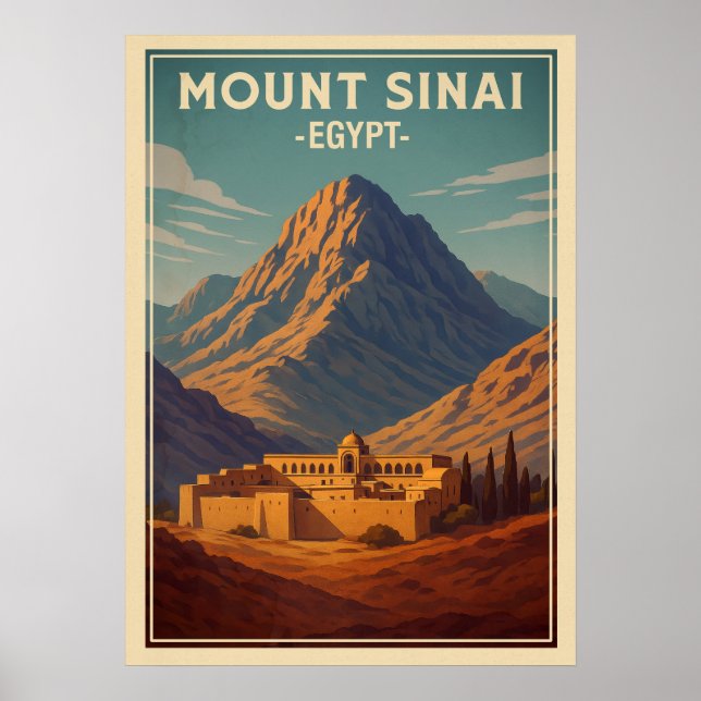 Mount Sinai Ägypten V01 Poster (Vorne)