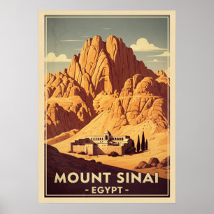Mount Sinai Ägypten V03 Poster