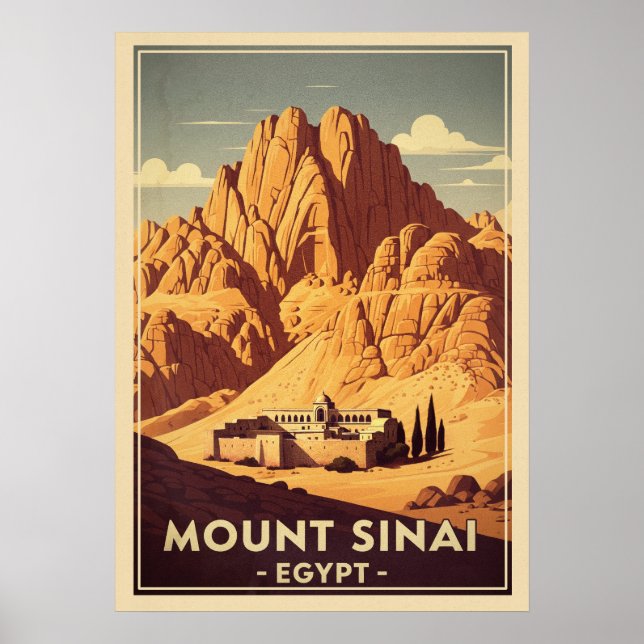 Mount Sinai Ägypten V03 Poster (Vorne)