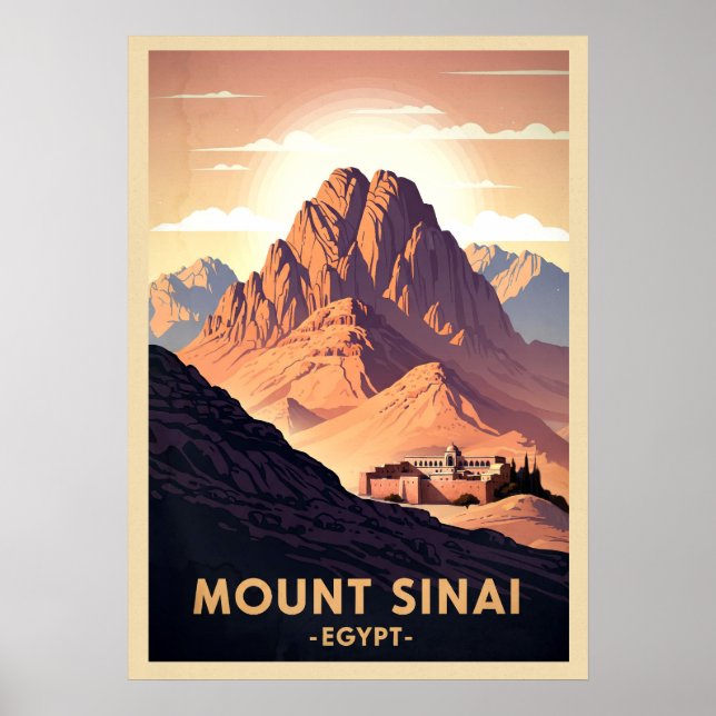 Mount Sinai Ägypten V04 Poster (Vorne)