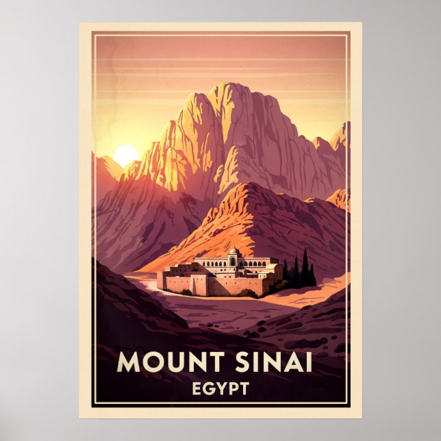 Mount Sinai Ägypten V05 Poster (Vorne)