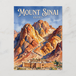 Mount Sinai Egypt Postkarte
