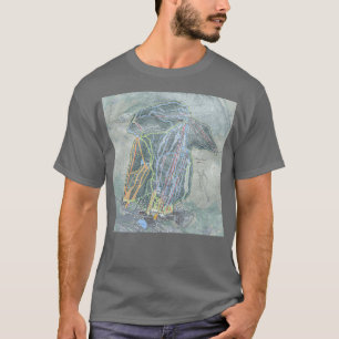 Mount Snow Resort Trail Karte T-Shirt