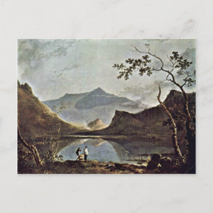 Mount Snowdon aus Llyn Nantlle von Wilson Ric gese Postkarte