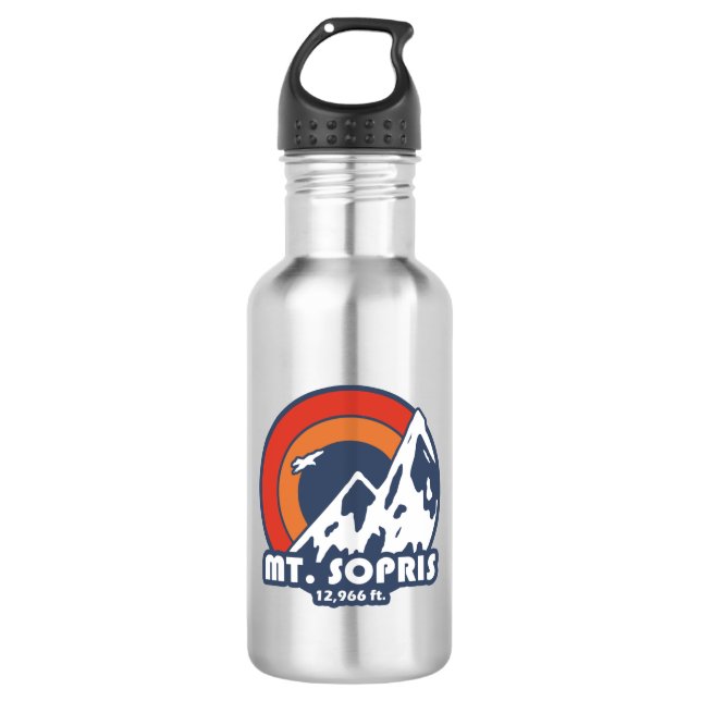 Mount Sopris Sun Eagle Edelstahlflasche (Vorderseite)