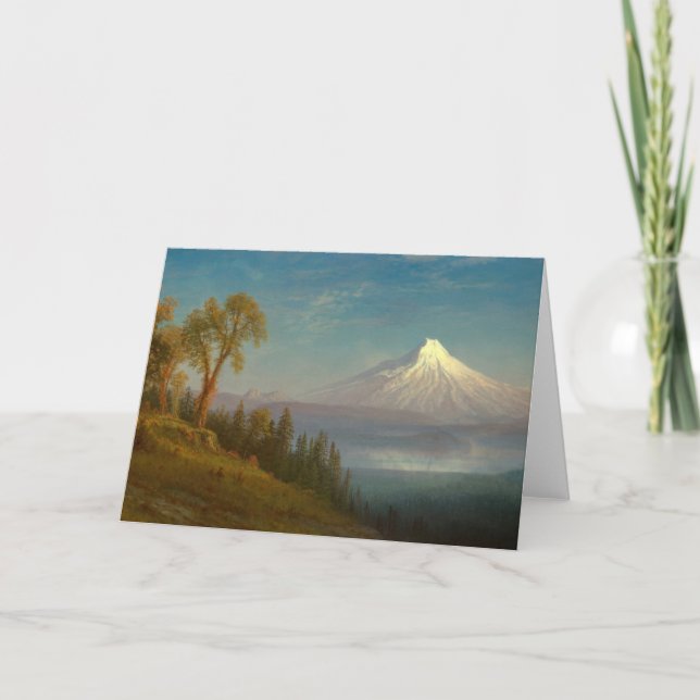 Mount St. Helens | Albert Bierstadt Karte (Vorderseite)