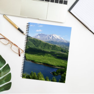 Mount St Helens Coldwater Lake Landschaft Notizbuch