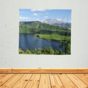 Mount St Helens Coldwater Lake Landschaft Wandteppich
