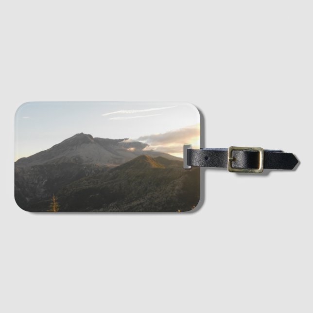 Mount St. Helens Foto Gepäckanhänger (Vorderseite (Horizontal))