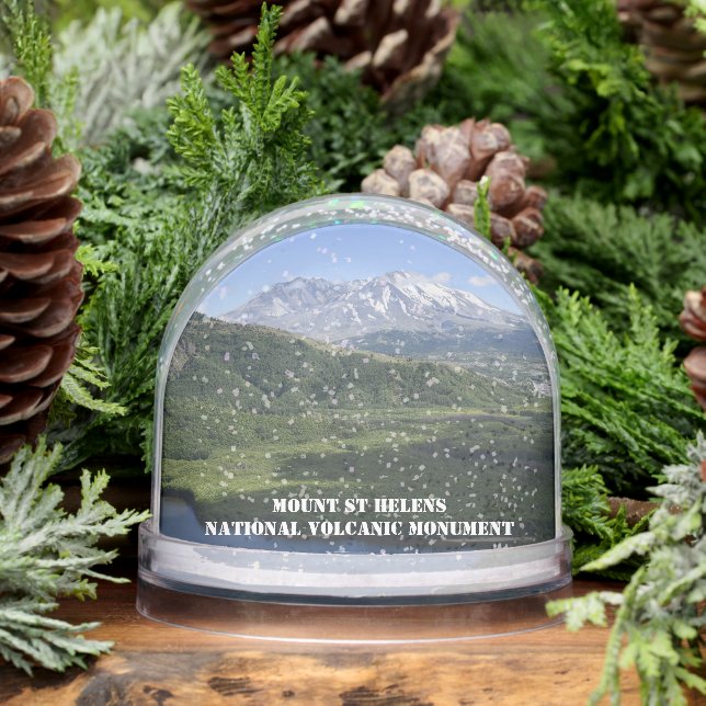Mount St Helens National Volcanic Monument Foto Schneekugeln (Winter)