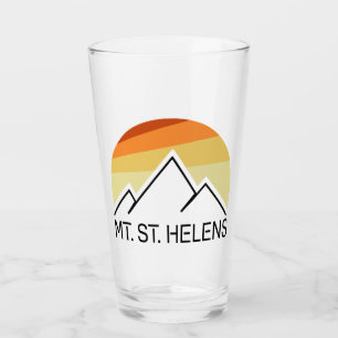 Mount St. Helens Washington Retro Glas