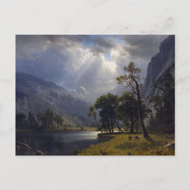 Mount Starr King, Yosemite von Albert Bierstadt Postkarte (Vorderseite)