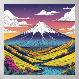 Mount Taranaki Poster