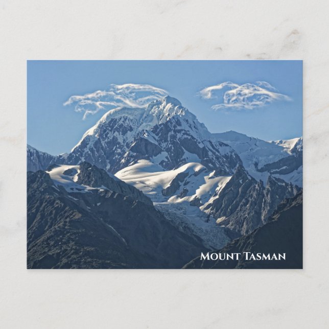 Mount Tasman Neuseeland Postkarte (Vorderseite)