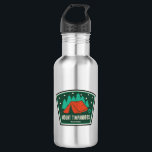 Mount Timpanogos Wilderness Utah Camping Edelstahlflasche<br><div class="desc">Mount Timpanogos Wilderness offers rugged backcountry hiking,  trail running,  backpacking,  wildlife viewing,  and hunting on high‑alpine trails leading to waterfalls,  meadows,  and the summit of Mount Timpanogos</div>